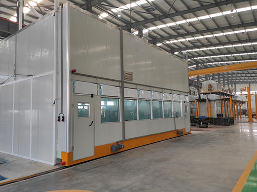 山東九鼎開源煤礦移動噴漆房項目